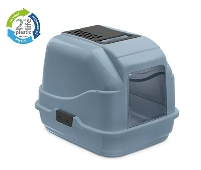 Productafbeelding van Imac Kattenbak Easy Cat, 2e leven, gerecycled, blauw