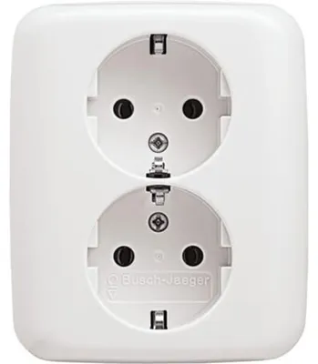 Immagine prodotto di Busch-Jaeger SCHUKO presa doppia 202 EUJ-214