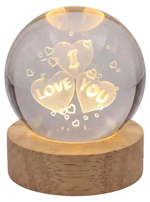 Produktbild von Clayre & Eef Tischlampe Braun Glas