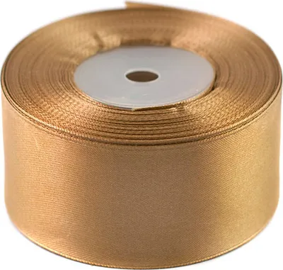 Produktbild von Satinband 50mm x 32m Rolle, Farbe:131 cappuccino
