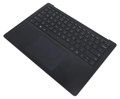 Obrázok produktu pre Podložka pod zápästie pre notebook s klávesnicou v plnej veľkosti a touchpadom pre notebooky 3, 4, 5, 1951, 13,5 palca, čierna