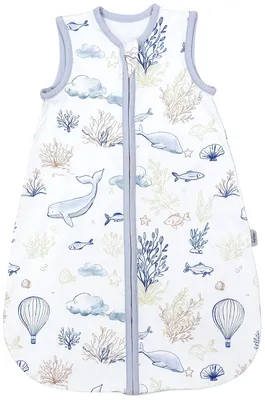 Produktbild von TupTam Baby Sommer Schlafsack 0.5 TOG aus  en Materialien, Farbe: Meerestiere, Größe: 104-110