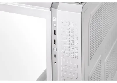 Produktbild von ASUS TUF Gaming GT502 PLUS, Midi Tower, PC, Weiß, ATX, micro ATX, Mini-ITX, 16,3 cm, 40 cm