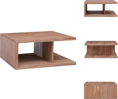 Produktbild von vidaXL Couchtisch 70 x 70 x 30 cm Massivholz Teak -  Couchtische