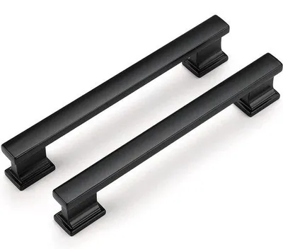 Produktbild von Famanu Möbelgriffe 10er Set - Schwarz, 128 mm, Bohrabstand