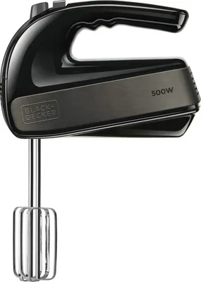 Produktbild von Premium Handrührer Black+Decker BXMX500E 2 Knethaken 2 Rührbesen 5 Geschwindig