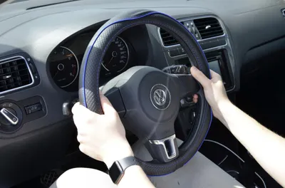 Produktbild von Cartrend Lenkradhülle Performance blau