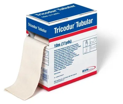Produktbild von Tricodur Schl.-Bandage Gr.L 32,5 cmx10 m weiß 1 St