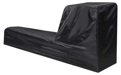 Productafbeelding van Roeimachinehoes, 241 x 61 x 100 cm, waterdichte bescherming voor fitnessapparatuur, zwart