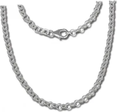 Produktbild von SilberDream Halskette 925 Silber 45cm Erbskette rund Schmuck silber D2SDK20845