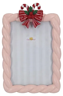 Produktbild von Clayre & Eef Bilderrahmen Rosa Kunststoff