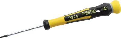Produktbild von WETEC Sechskant-Präzisionsschraubendreher, ESD, SW1,5x60 mm, 160 mm