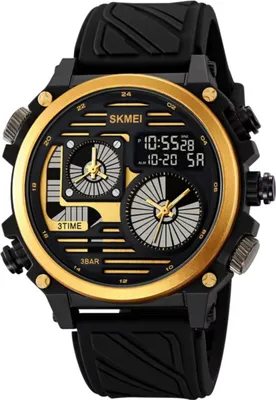 Image de Montre SKMEI SP-35263 - Élégance Noir / Or KP35263