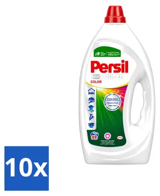 Produktbild von 10 x Persil Professional Color Gel Flüssigwaschmittel für Buntwäsche - Vorteilspackung - 10 Stücke