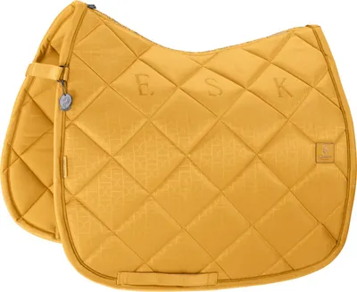 Produktbild von Eskadron Platinum Schabracke " GLOSSY BIT " Form - Dressur Farbe - golden yellow