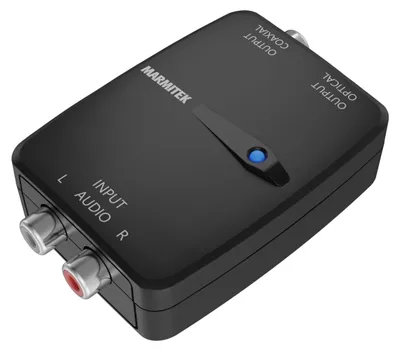 Audio-Konverter analog zu digital, RCA auf Toslink/Coax, Stereo