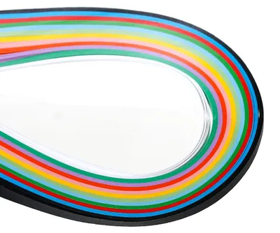 Produktbild von 120 Quilling Streifen 52cm x 3mm, multi 3 Papierstreifen Basteln