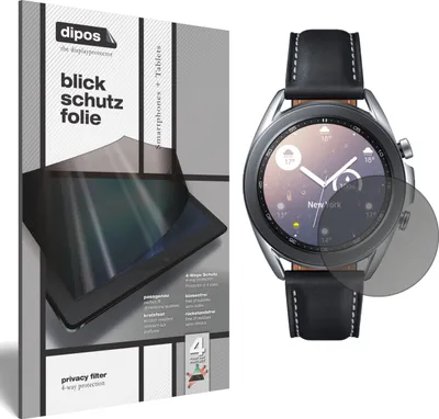 Produktbild von Blickschutzfolie für Samsung Galaxy Watch 3 (41mm) matt Schutzfolie Folie Display Schutz dipos