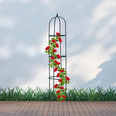 Produktbild von Gartenspalier Metall mit Spitze