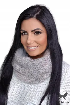 Produktbild von Kamea CYRENA Damen Winter Loop aus weichem Mohair