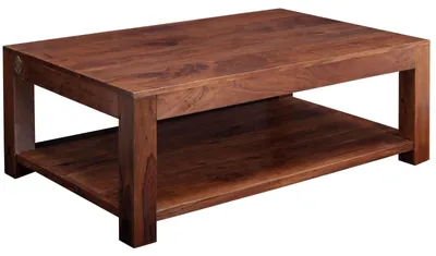 Produktbild von MASSIVMOEBEL24.DE Couchtisch Akazie 120x75x45 nougat lackiert OXFORD #318