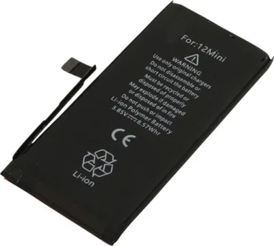 Zdjęcie produktu dla Avizar, bateria iPhone 12 mini 3,85 V 2227 mAh Li-Polymer, czarna