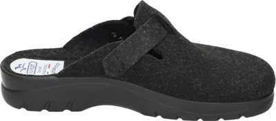 Produktbild von Fly Flot Herren Pantoffeln Hausschuhe, Größe:45 EU, Farbe:Schwarz