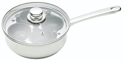 Produktbild von KitchenCraft Pochierpfanne, Eierpochierer, Eierpochierpfanne aus Kohlenstoffstah