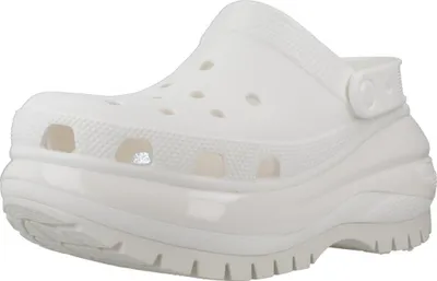 Image de Zuecos Mujer Modèle Crocs Classic Mega Crush Clog Couleur Blanc