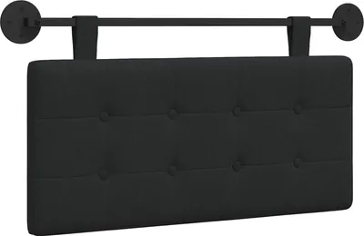 Zdjęcie produktu dla vidaXL Wiszące wezgłowie z czarnego materiału
