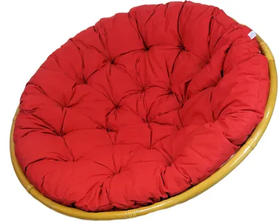 Produktbild von Polster, Kissen, Auflage, Ersatzpolster für Rattan Papasansessel, Stoff Uni Living 201 D 120 cm