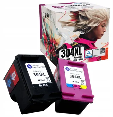 Produktbild von Inkdigo Tintenset 304XL für HP DeskJet 2620, 2630, 2632, 2633 – Schwarz/Color, 38 ml,