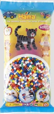 Produktbild von Hama Midi Strijkkralen Kleuren Mix (00), 6000st.