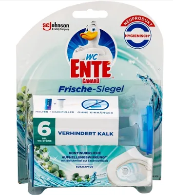 Produktbild von (DE) WC Ente Krążki Żelowe do WC Original & Eukalyptus, 36ml  (PRODUKT Z NIEMIEC)