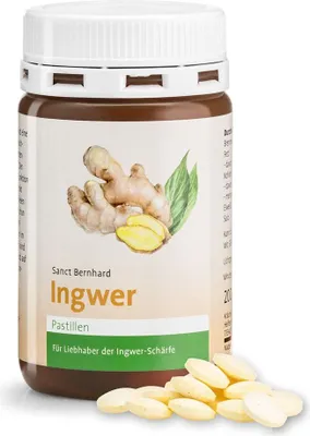 Produktbild von Sanct Bernhard Ingwer-Pastillen - 200 Pastillen