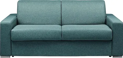 Produktbild von Vente-unique 4905451301316, Sofabett, Wohnzimmer, Blau, 3 Sitz(e), Stoff, Stoff