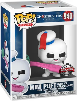 Produktbild von Ghostbusters - Mini Puft Swith Ice Cream Scoop 940 Special Edition - Funko Pop! - Vinyl Figur