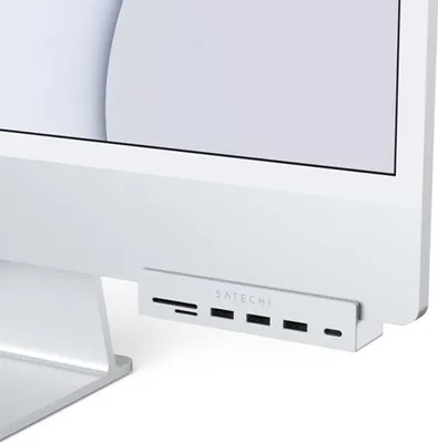 Obrázek produktu pro Satechi ST-UCICHS, USB 3.2 Gen 1 (3.1 Gen 1) Type-C, Stříbrná, MicroSD (TransFlash), SD, USB 3.2 Gen 1 (3.1 Gen 1) Type-A, 101,6 mm, 40,6 mm