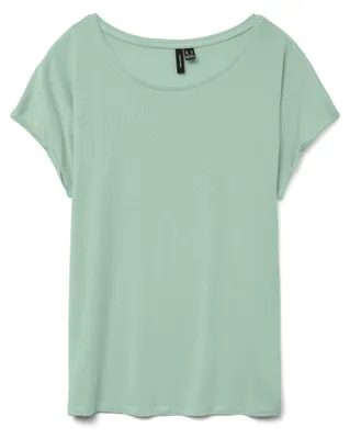 Produktbild von Vero Moda 10284468_1679_65, T-Shirt, Weiblich, Grün, M, 1 Stück(e), Wash with similar colors, Line dry in the shade