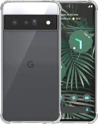 Image de Coque de téléphone pour Google Pixel
  6 Pro Transparent - Coque antichoc TPU Silicone Case avec Bumper Transparent -
  Smartphonics