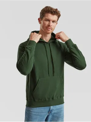 Immagine prodotto di Felpa leggera con cappuccio Fruit Of The Loom Verde Oscuro