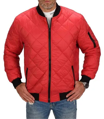 Produktbild von Herren Steppjacke Übergansjacke; Rot M/48