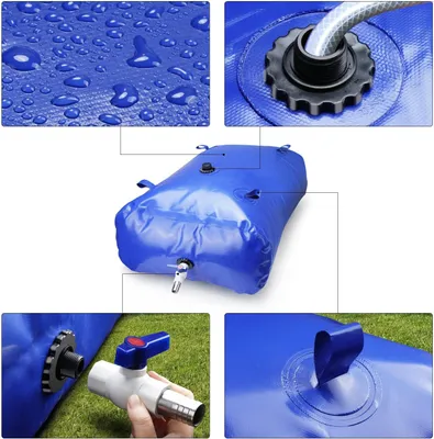 Produktbild von Famanu mobile Wasserblase 240L - faltbare Wasserbehälter mit Antirutschmatte