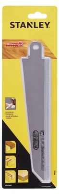 Image de Lame de scie manuelle Stanley HCS (universelle, compatible avec la scie Autoselect Scorpion de Black+Decker, longueur de coupe de 200 mm, pour bois durs, bois tendres et panneaux de particules) STA29962