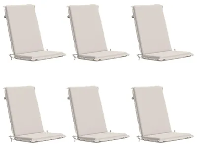 Image de Coussin de chaise à dossier haut GEMERT 6 pc 100 % polyester