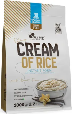 Produktbild von Olimp Cream of Rice - 1000g - Vanilla