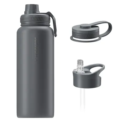 Obrázek produktu pro Termoska Wessper B3 THERMOSTEEL 1 l, šedá, se 3 uzávěry
