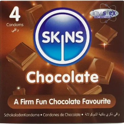 Immagine prodotto di Skins - Preservativi Premium Al Cioccolato Confezione Da 4