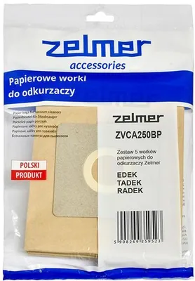Image de Sacs pour aspirateur ZELMER ZVCA 250 BP