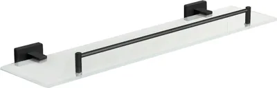 Produktbild von Mexen Arno hängendes Glasregal, schwarz - 7020737-70